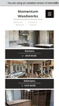 Mobile Screenshot of momentumwoodworks.com